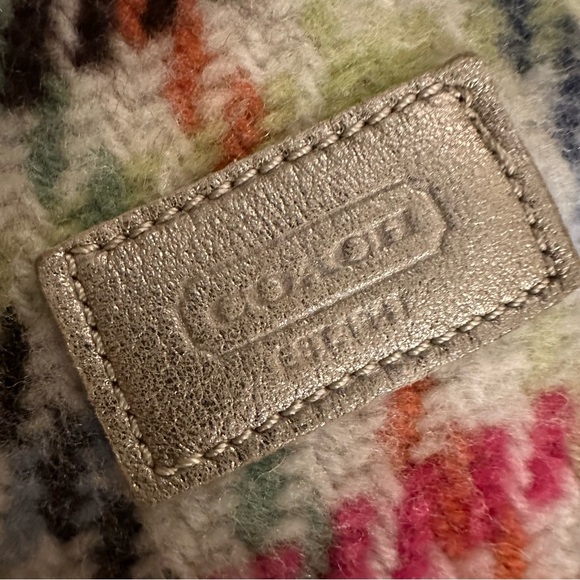 Coach Wool and Cashmere Blend Fringed Scarf - Picture 3 of 7